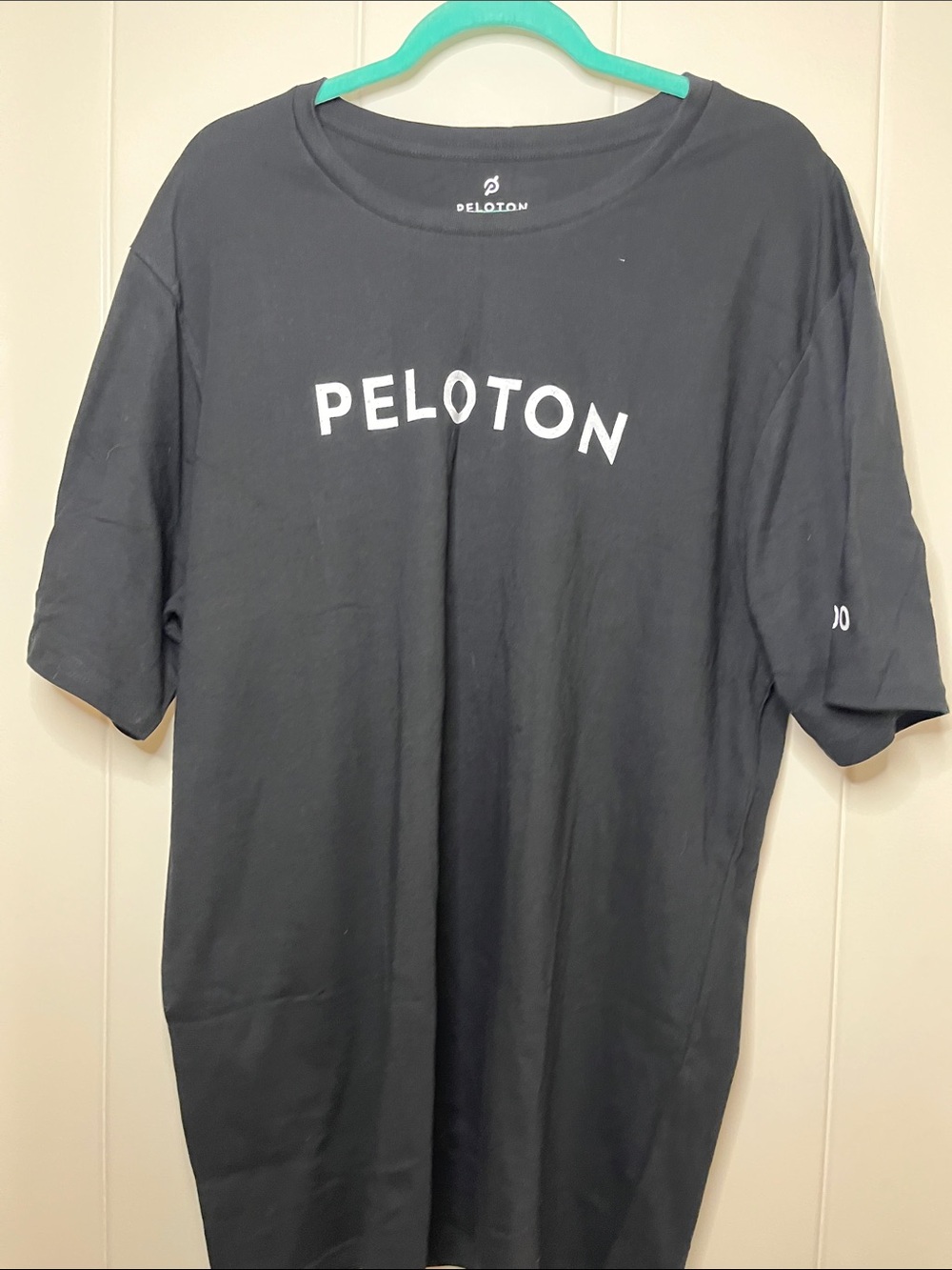 Peloton Black Short-Sleeve Logo Tee